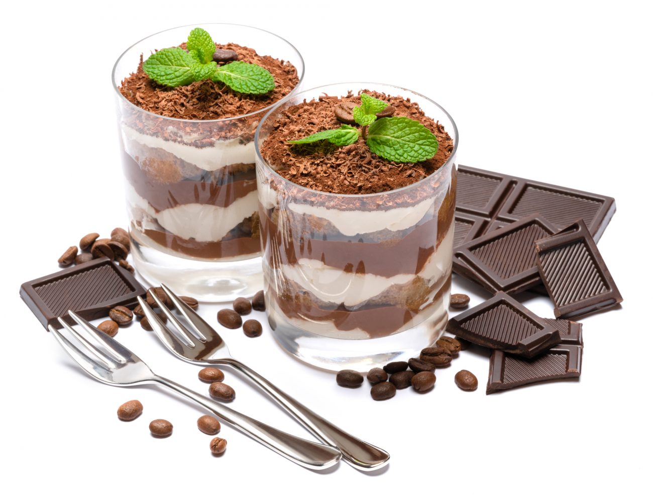 Tiramisù con crema al cioccolato