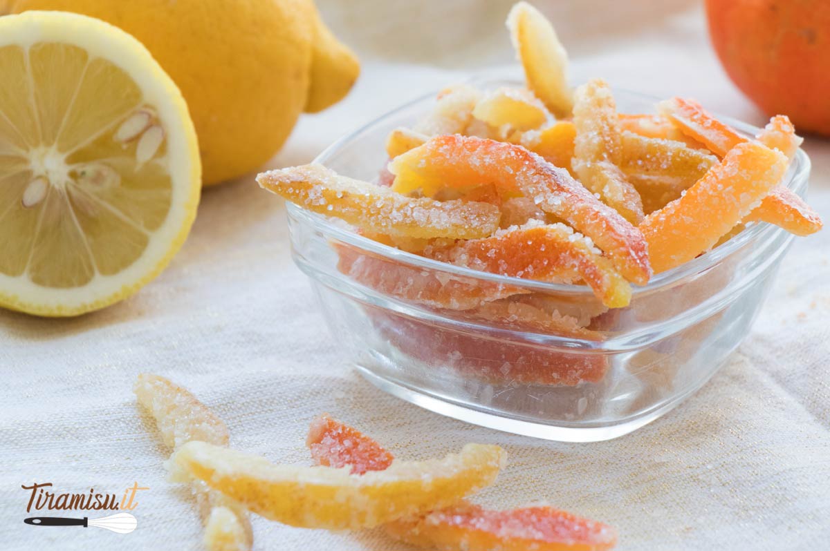 Scorze di limone candite